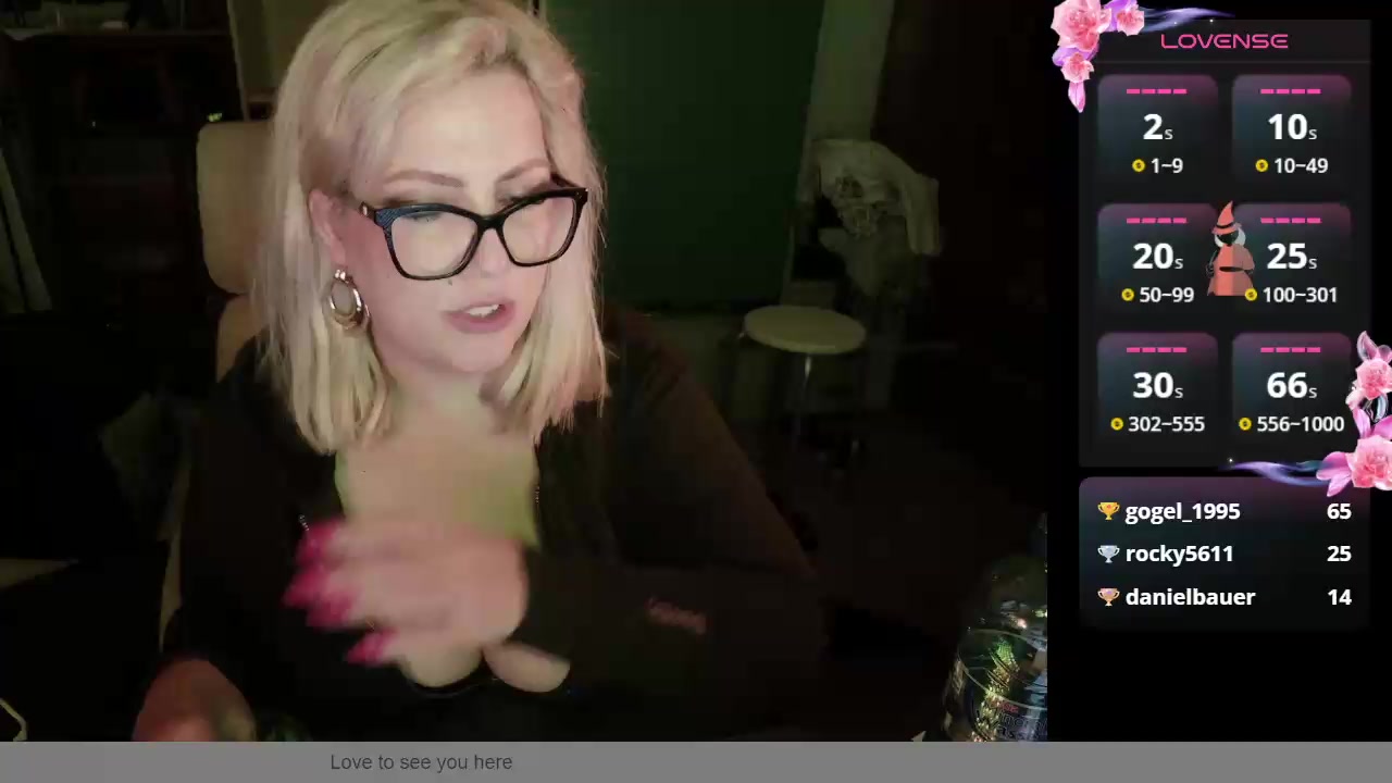 SensualMinx Live Cam Screenshot – 2025-08-03 19:37:10