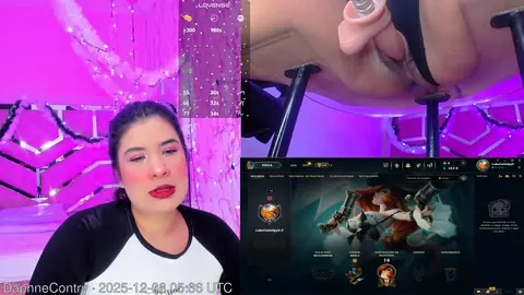 DaphneContry live snapshot on Voice Chat Line from Italy