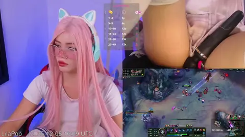 LilaPop_ live snapshot on Voice Chat Line from Italie