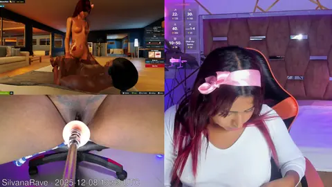 SilvanaRave live snapshot on Voice Chat Line from Italy